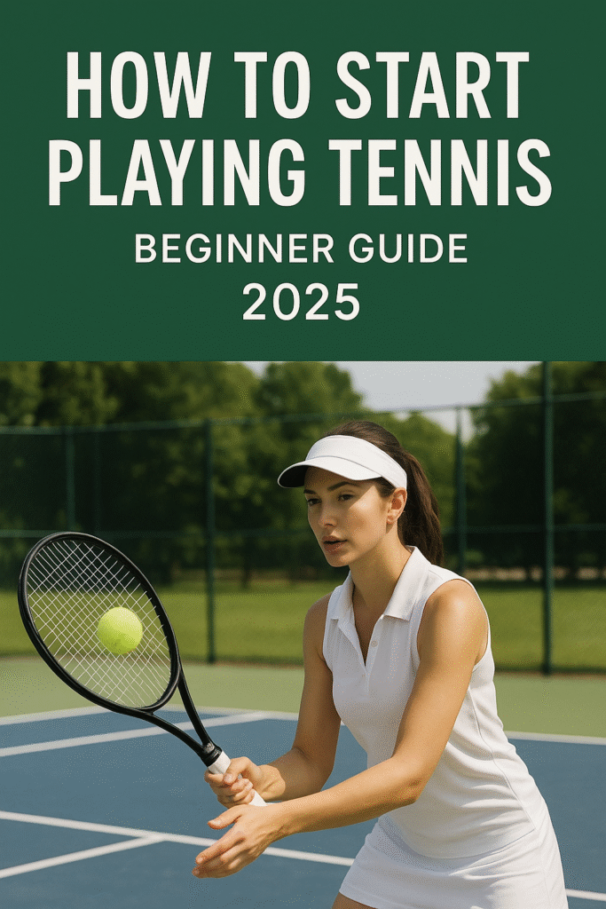 how to start playing tennis beginner guide 2025