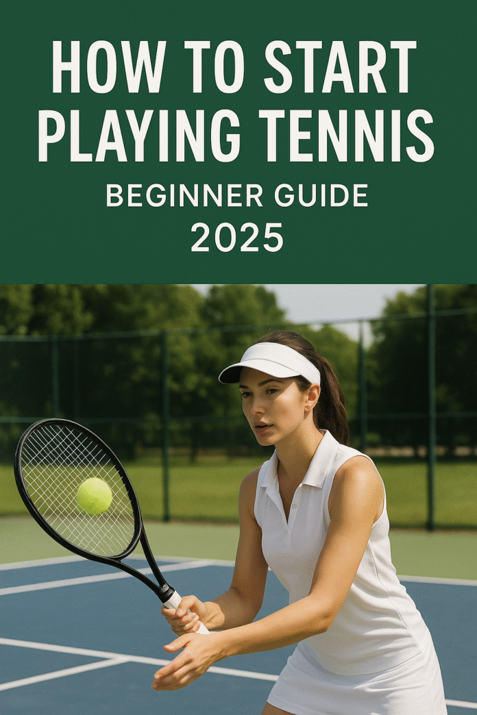 how to start playing tennis beginner guide 2025