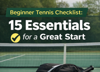 Beginner Tennis Checklist: 15 Essentials for a Great Start Beginner tennis checklist