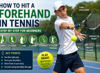 How to Hit a Forehand in Tennis (Step-by-Step for Beginners) How to hit a forehand in tennis for beginners on court