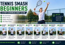 How to Hit a Tennis Smash & Overhead Shot (Beginner Guide) tennis smash beginners 8 step overhead shot guide