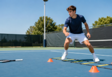 Beginner Footwork Drills to Improve Speed & Balance Tennis footwork drills for beginners on an outdoor court