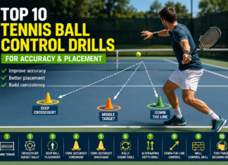 Top 10 Ball Control Drills for Accuracy & Placement Tennis ball control drills for accuracy and placement on a tennis court